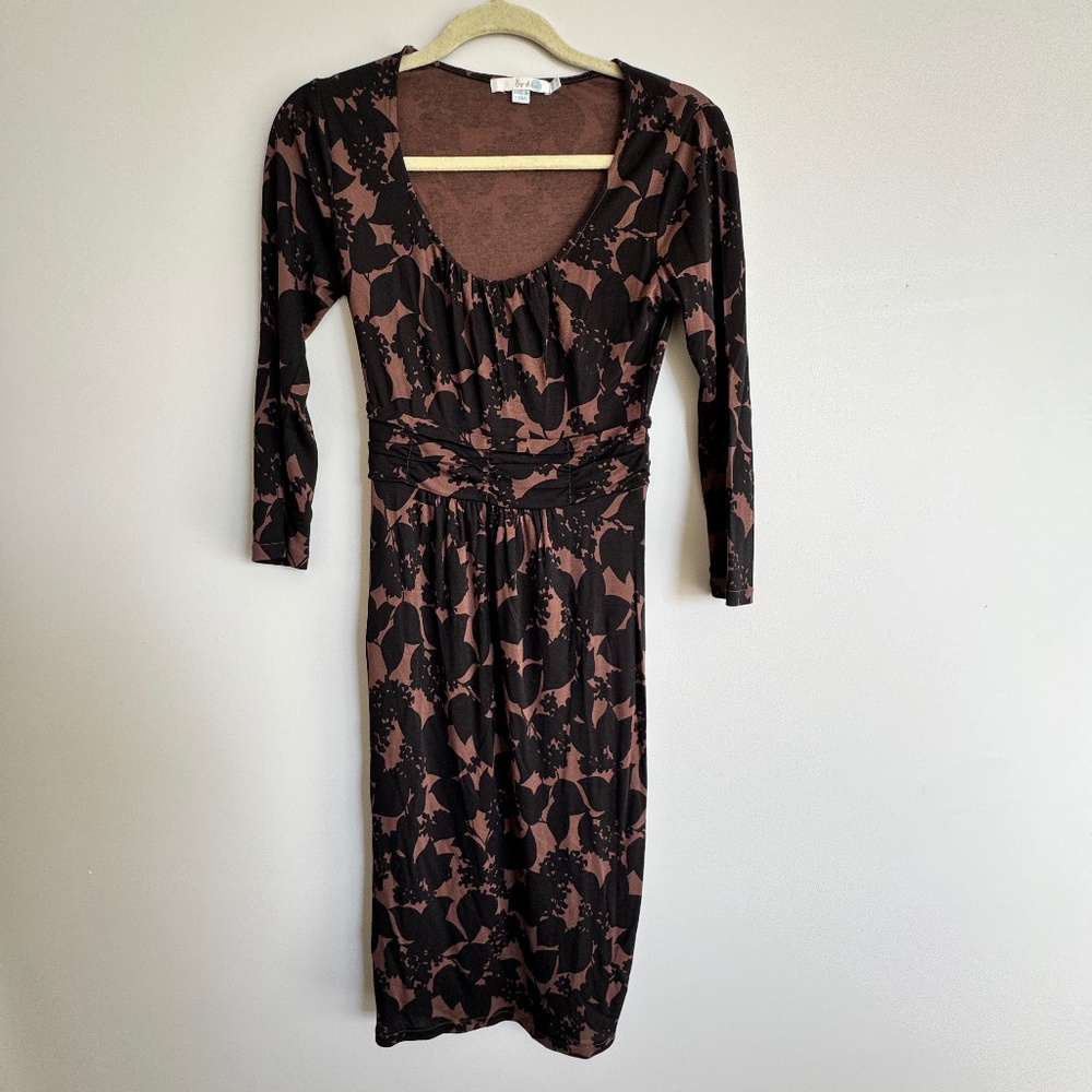Boden leaf patterned dress
